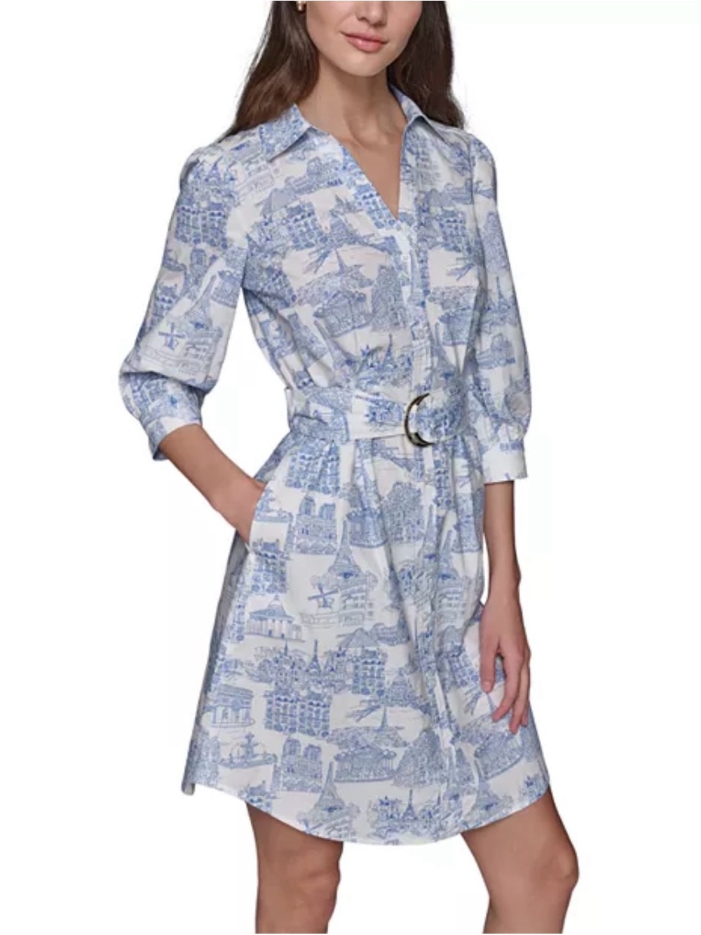 Karl Lagerfeld NWT Paris Print Dress